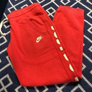 Pink Nike Sweat Pants